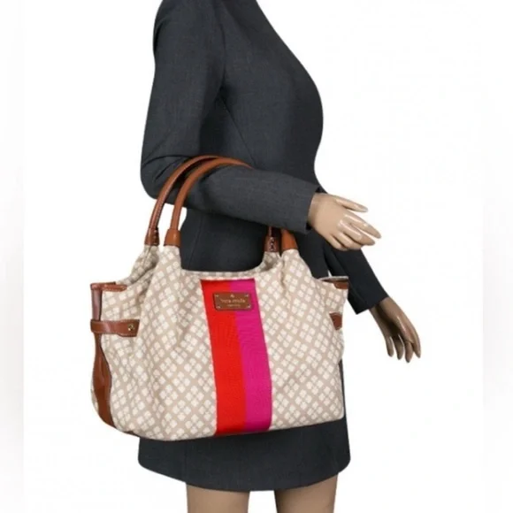 Kate Spade Stevie Stucco Shoulder Tote Bag EUC - Picture 15 of 15